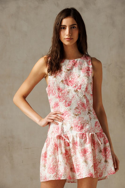 Pink Floral Dress