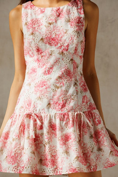 Pink Floral Dress