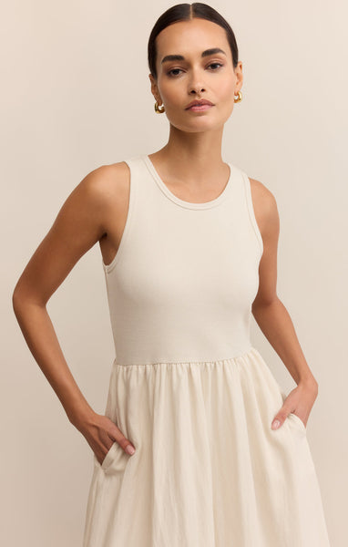 Charlotte Rib Midi Dress