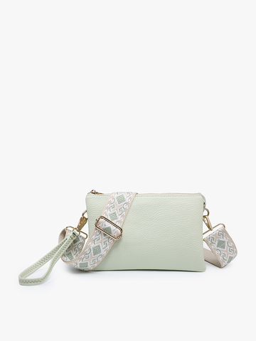 Izzy Crossbody w/ Guitar Strap: Light Fern