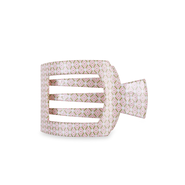 Pine & Pearl | Medium | Flat Square Hair Clip