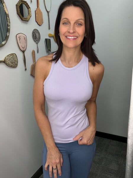 Butter Racerback Tank - Lavender Haze