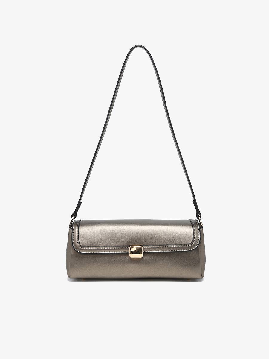 Rochelle Baguette Flapover Shoulder Bag