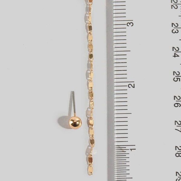 Chain Link Layered Y Necklace Set