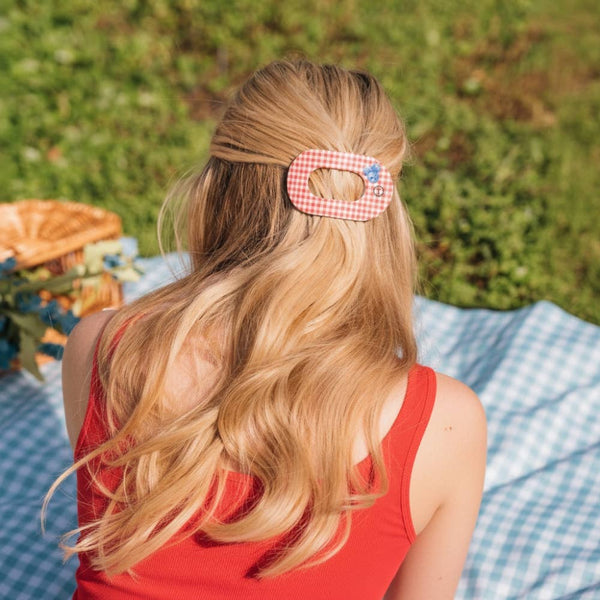 Flat Round Hair Clip | Medium | Blueberry Farms
