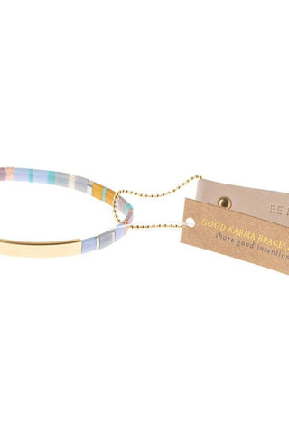 Good Karma Miyuki Bracelet | Be Fierce - Lavender/Gold