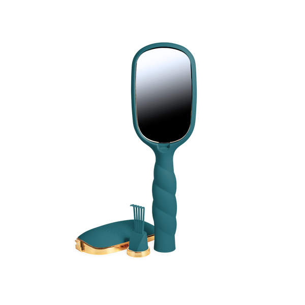 Detangler Hair Brush for Medium Hair - Teal With It