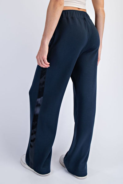 Luxe Satin Straight Pant