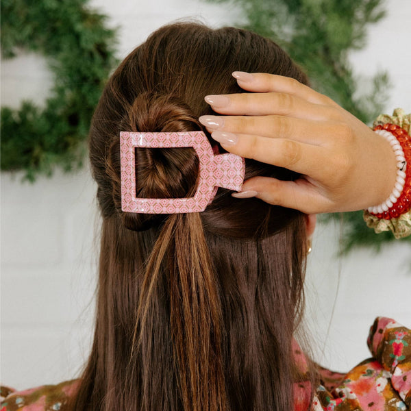 Berry Cozy | Small | Flat Square Hair Clip