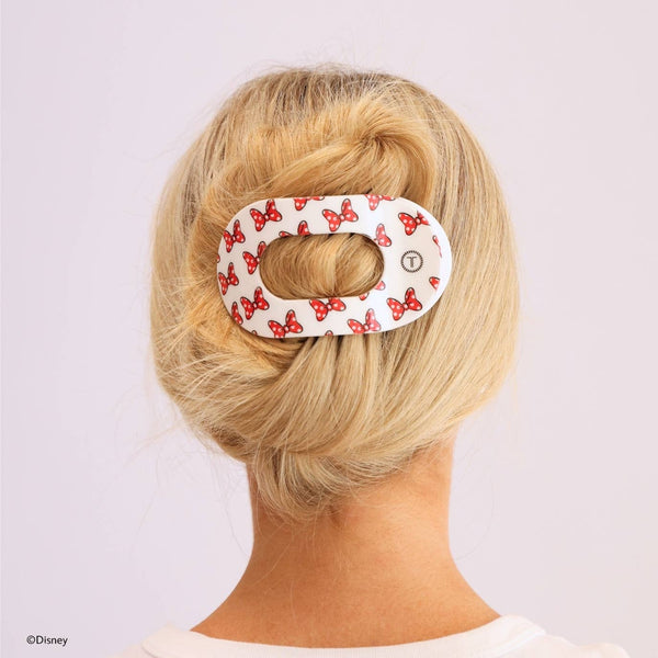 Flat Round Hair Clip | Large | Minnie Mouse Loves Her Bows! (PREORDER)