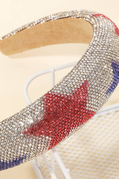 Pave Star Rhinestone Headband