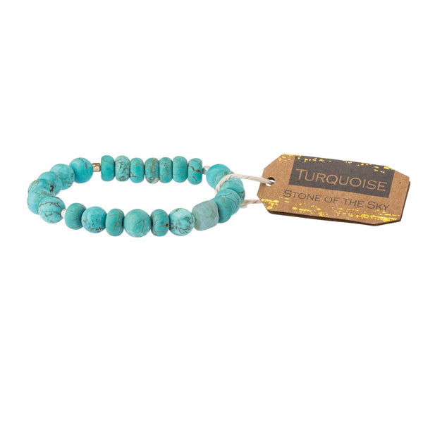 Turquoise Stone Bracelet - Stone of the Sky