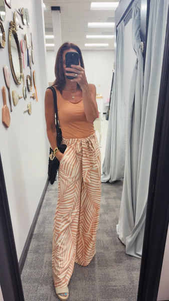 Tropical Leaf Pants