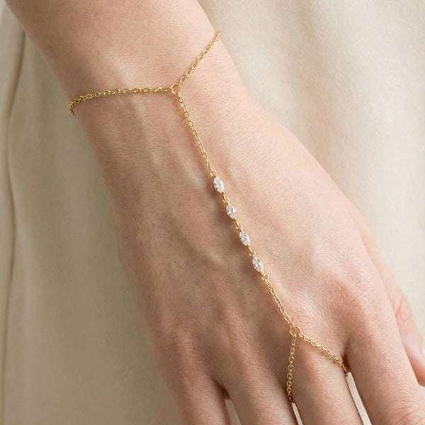 Marquise Hand Chain Bracelet