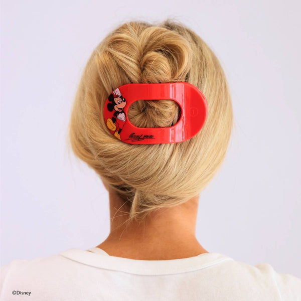 Flat Round Hair Clip | Large | Mickey Mouse (PREORDER)