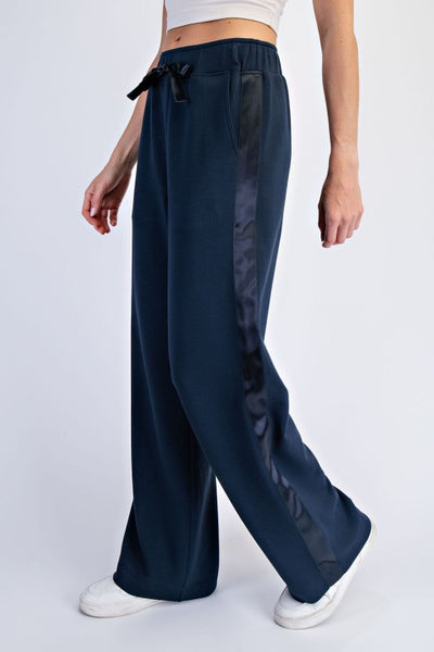 Luxe Satin Straight Pant