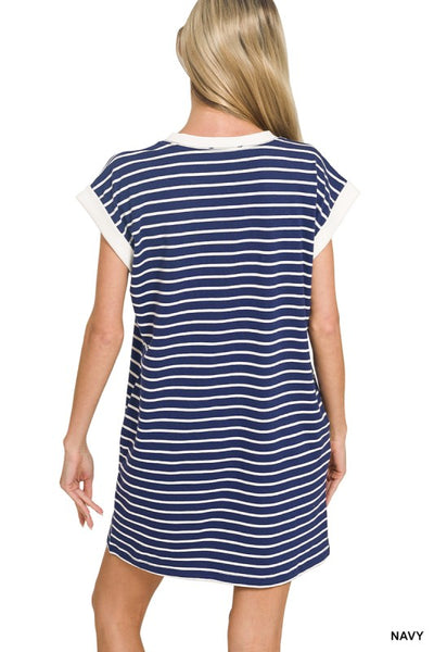 Striped T-Shirt Dress
