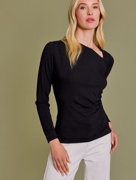 Asymmetrical Neckline Top