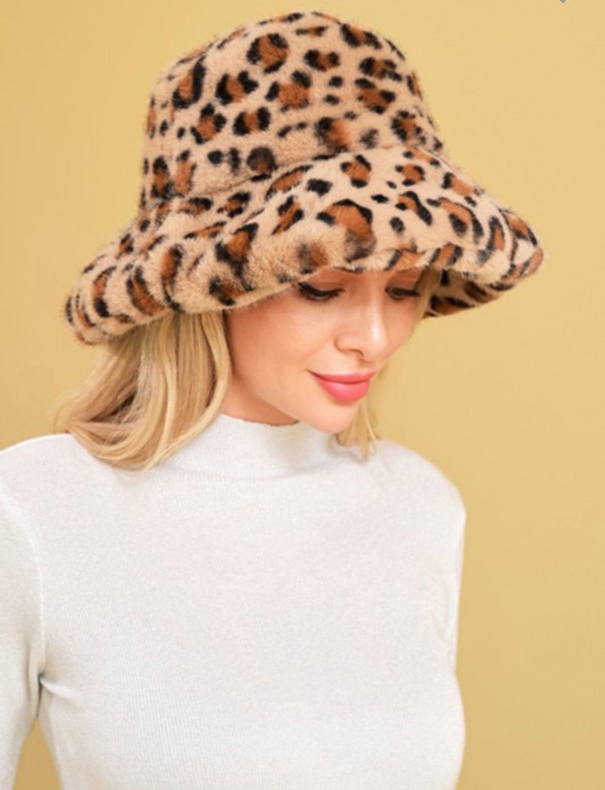 Faux Fur Bucket Hat