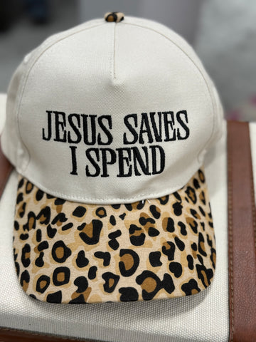 Jesus Saves I Spend Hat