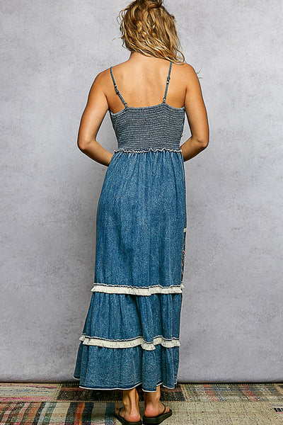 Denim Maxi Dress