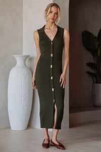 Gold Twist Lock Dress
