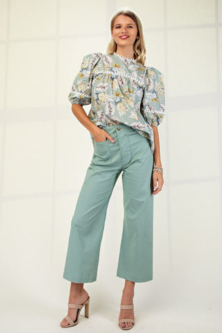 Summer Day Cropped Pants