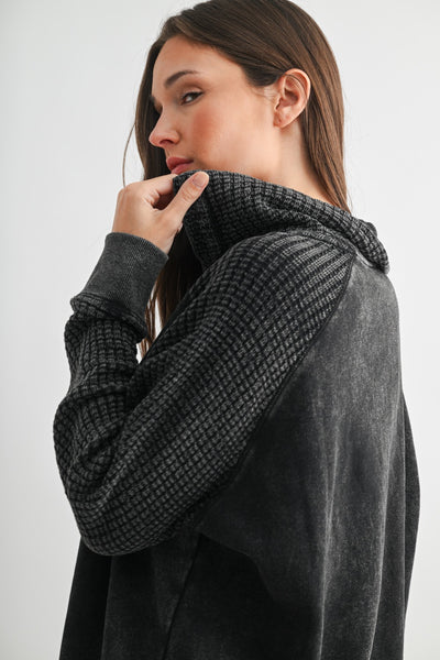 Waffle Knit Henley
