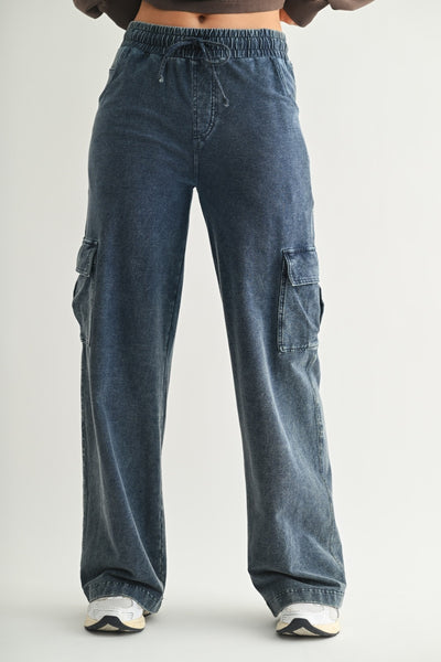 Mineral Washed Cargo Pants
