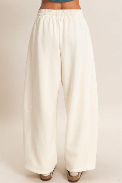 Drawstring Waist Barrel Sweatpants