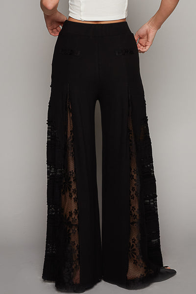Lace Thermal Mix Pants