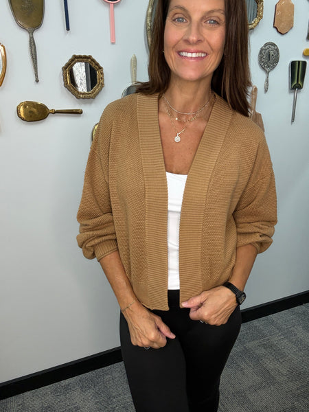 Waffle Cardigan