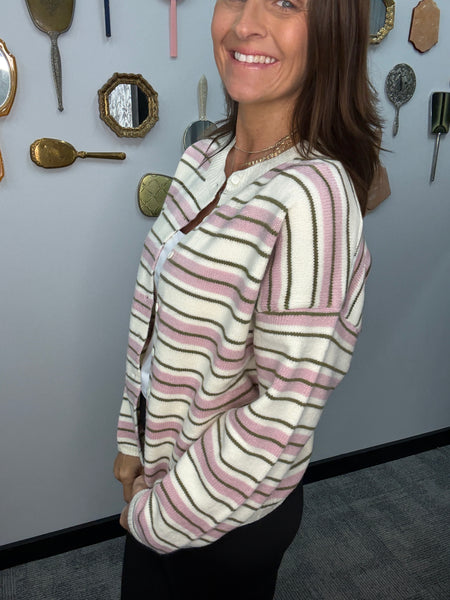 Striped Cardigan