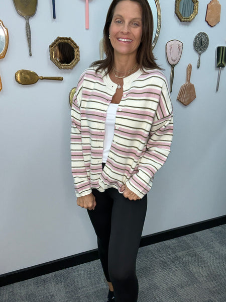 Striped Cardigan