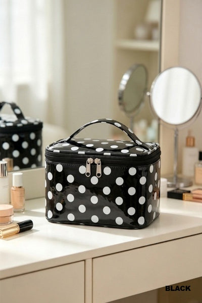 Polka Dot Cosmetic Bag