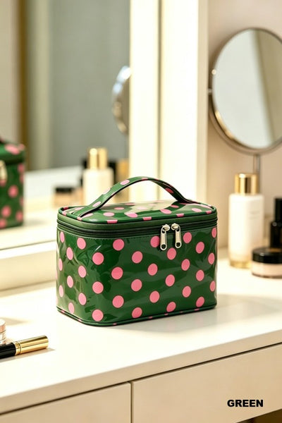 Polka Dot Cosmetic Bag
