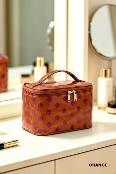 Polka Dot Cosmetic Bag