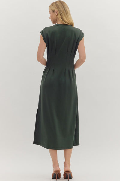 Cap Sleeve Midi Dress