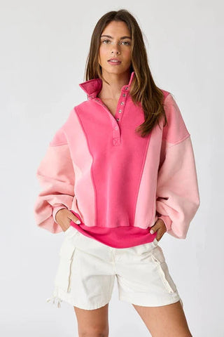 Emma Color Block Sweatshirt