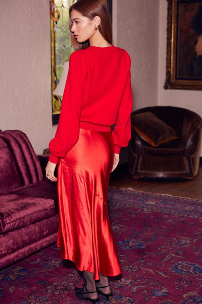 Rhinestone Bow Cardigan