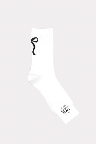 Black Bow Socks