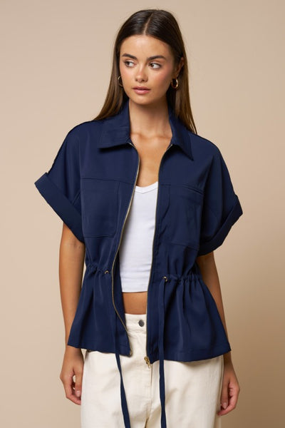 Sadie Zipper Top