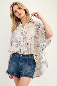 Floral Print Blouse