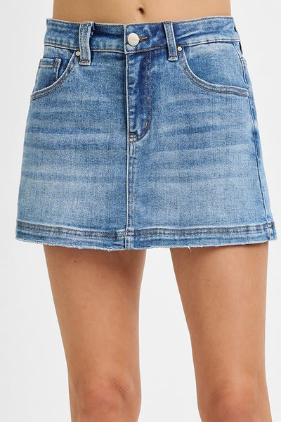 Denim Skort