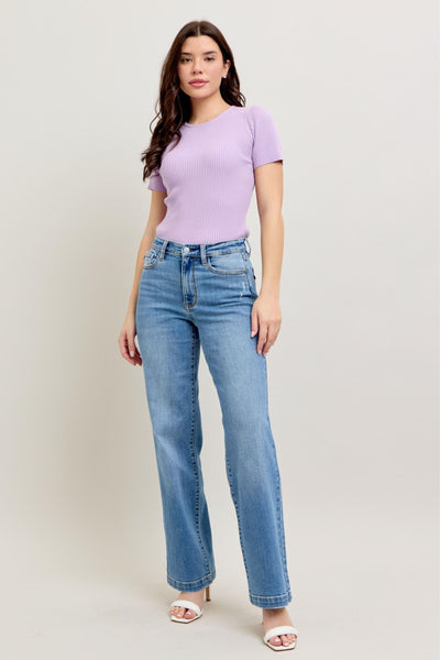 Judy Blue Trouser Hem Denim