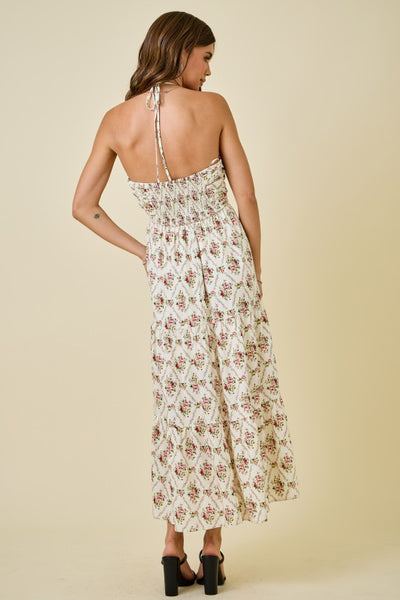 Floral Halter Dress
