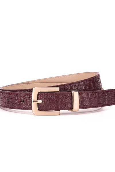 Crocodile Pattern Belt