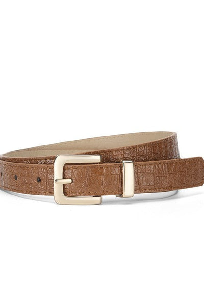 Crocodile Pattern Belt