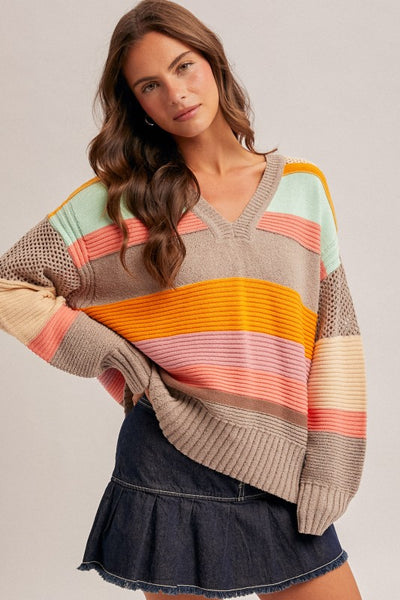 Color Block Sweater