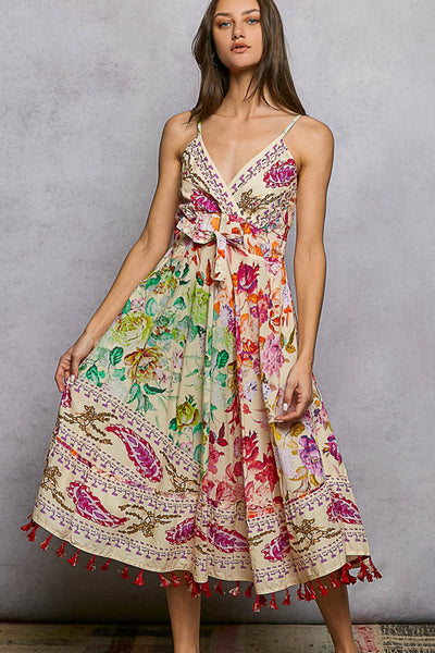 Floral Print Midi Dress